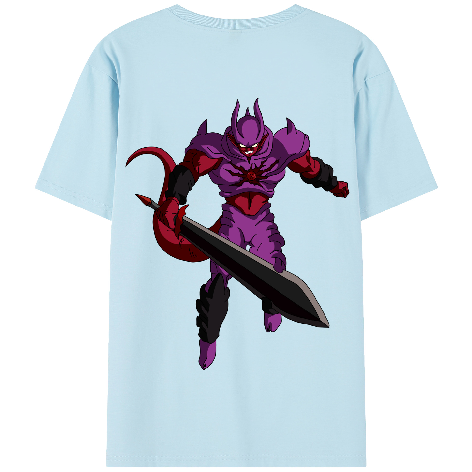 （画像用） ドラゴンボール ジャネンバ DRAGON BALL Janemba 綿100％半袖Tシャツ（背面プリント）